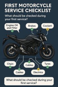 First Motorcycle Service checklist