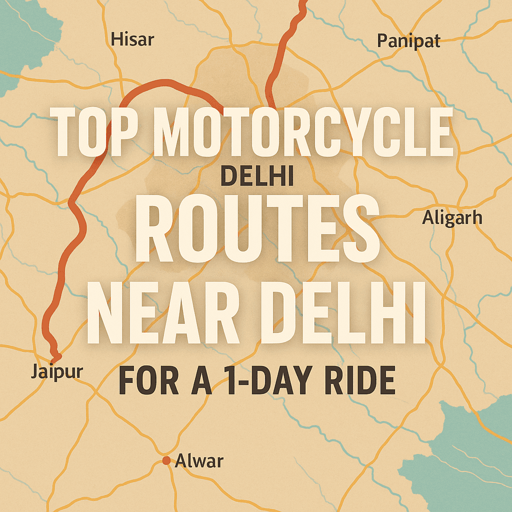 Top Motorcycle Routes Near Delhi for a 1-Day Ride