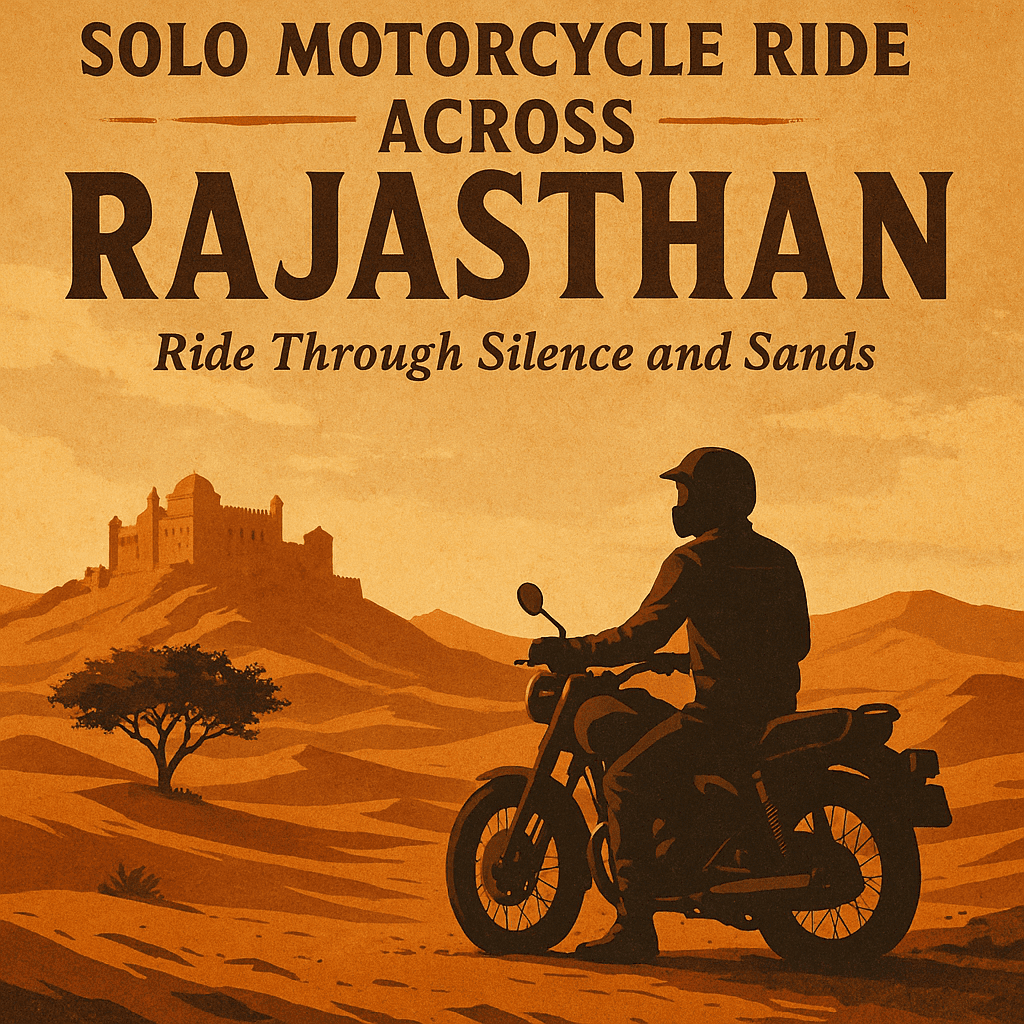 solo motorcycle ride across rajasthan